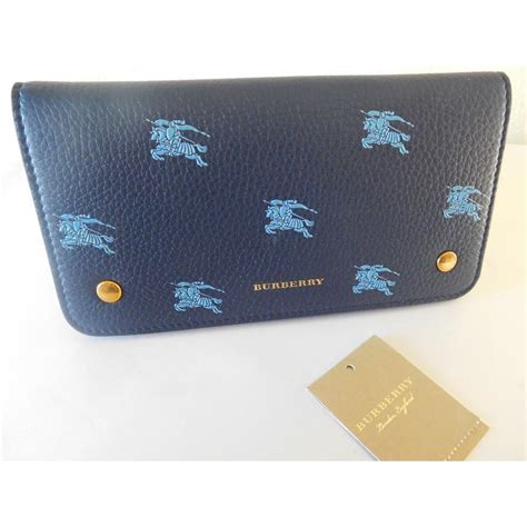 burberry rowe monogram wallet-on-chain|Burberry Rowe Monogram Leather Phone Wallet in Blue .